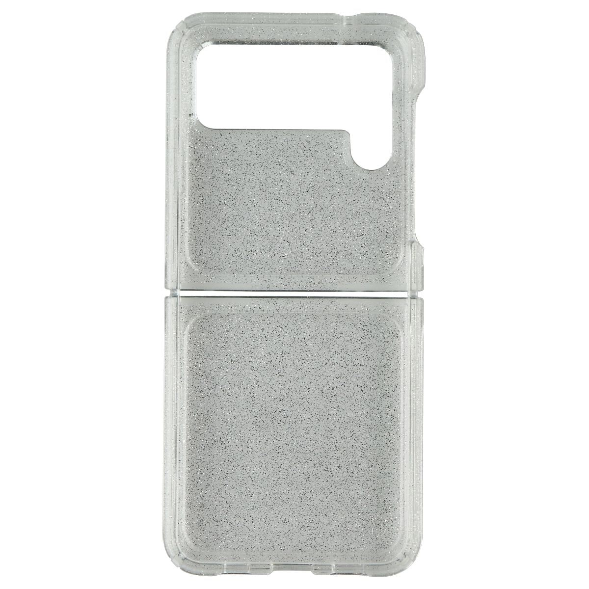 Speck Presidio Perfect-Clear Fold With Glitter Case for Galaxy Z Flip4/Flip 3 Cell Phone - Cases, Covers & Skins Speck - Simple Cell Bulk Wholesale Pricing - USA Seller