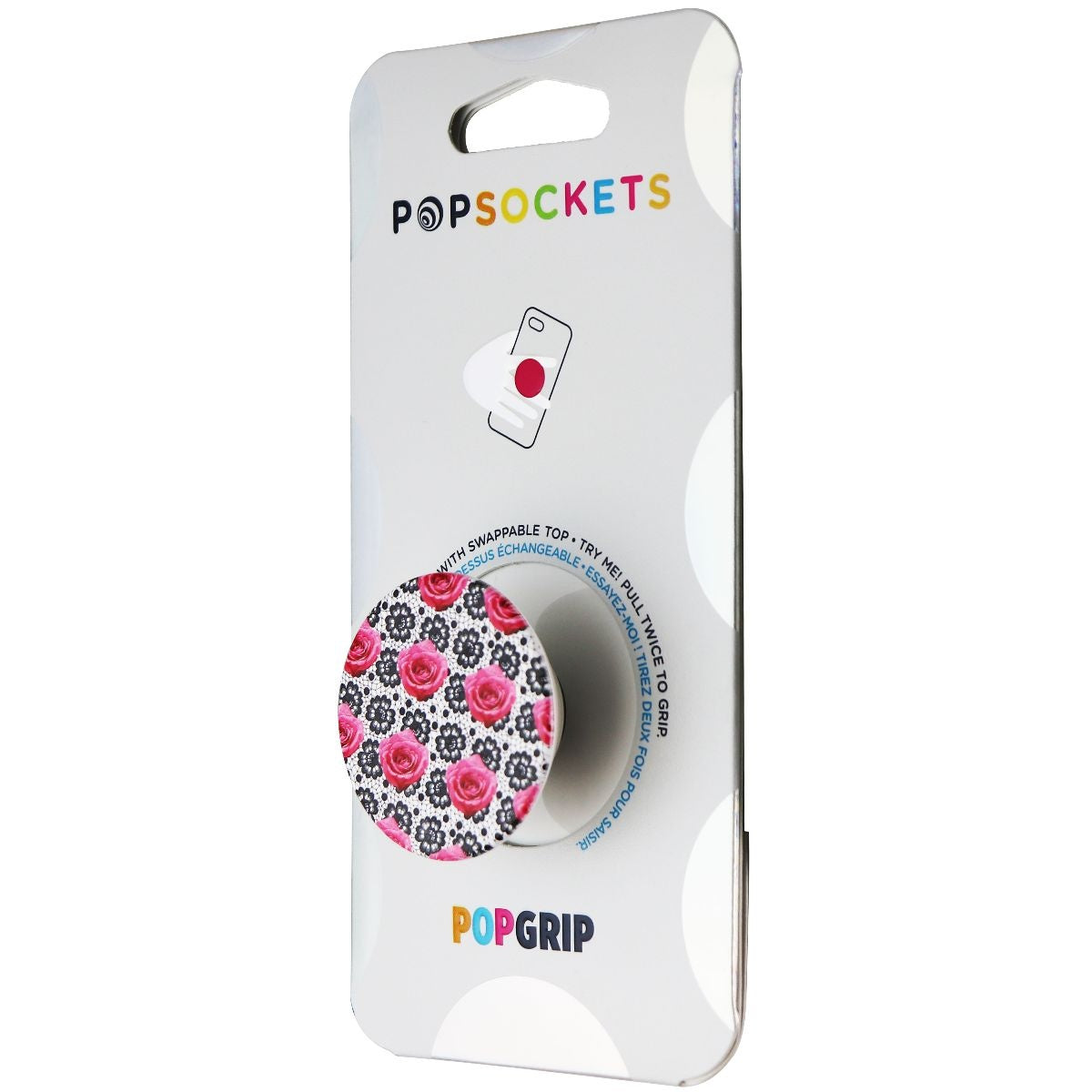 PopSockets PopGrip Expanding Stand and Grip with Swappable Top - Boudoir Rose Cell Phone - Mounts & Holders PopSockets - Simple Cell Bulk Wholesale Pricing - USA Seller