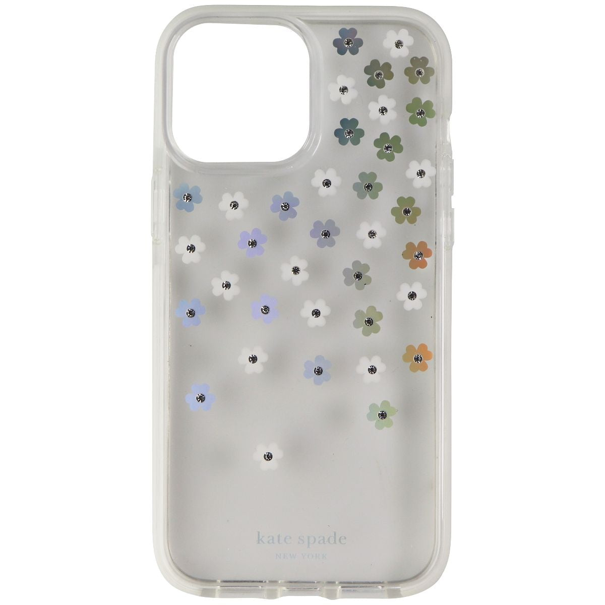 Kate Spade Hardshell Case for iPhone 13 Pro Max - Iridescent Scattered Flowers Cell Phone - Cases, Covers & Skins Kate Spade - Simple Cell Bulk Wholesale Pricing - USA Seller