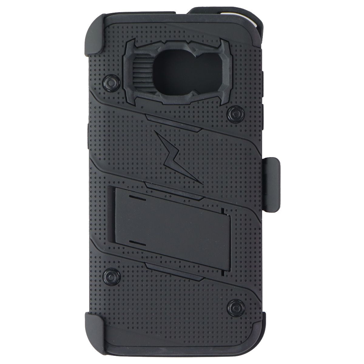 Zizo Bolt Series Case and Holster for Samsung Galaxy S7 Edge - Black