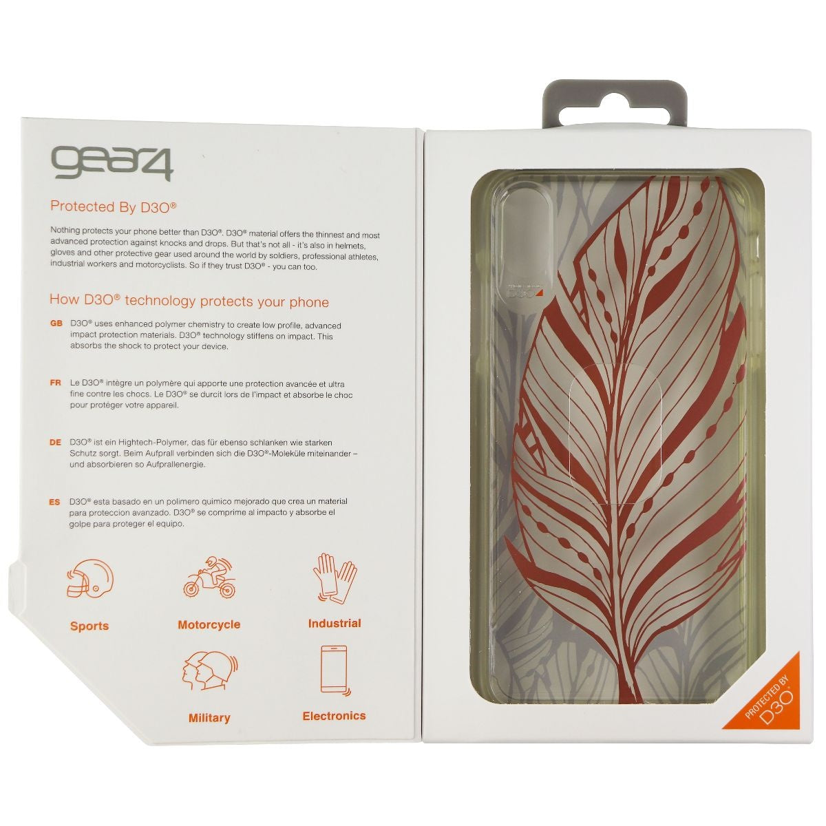 ZAGG Victoria Series Hard Case for Apple iPhone Xs Max - Tribal Leaf/Clear Cell Phone - Cases, Covers & Skins Zagg - Simple Cell Bulk Wholesale Pricing - USA Seller