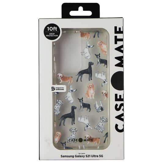 Case-Mate Prints Series Case for Samsung Galaxy S21 Ultra 5G - Pup-arazzi