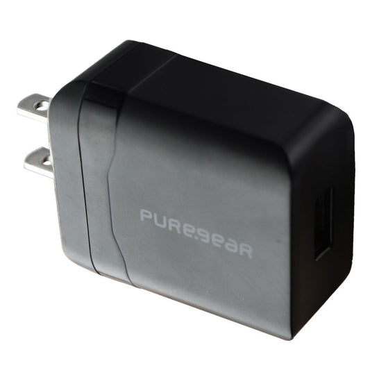 PureGear Single USB Port (5V/3A) Travel Wall Charger - Black Cell Phone - Chargers & Cradles PureGear    - Simple Cell Bulk Wholesale Pricing - USA Seller