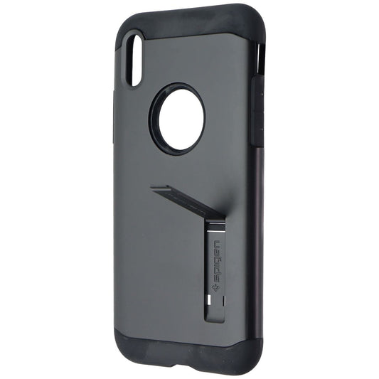 Spigen Slim Armor Dual Layer Case for Apple iPhone Xs/X - Black Cell Phone - Cases, Covers & Skins Spigen - Simple Cell Bulk Wholesale Pricing - USA Seller