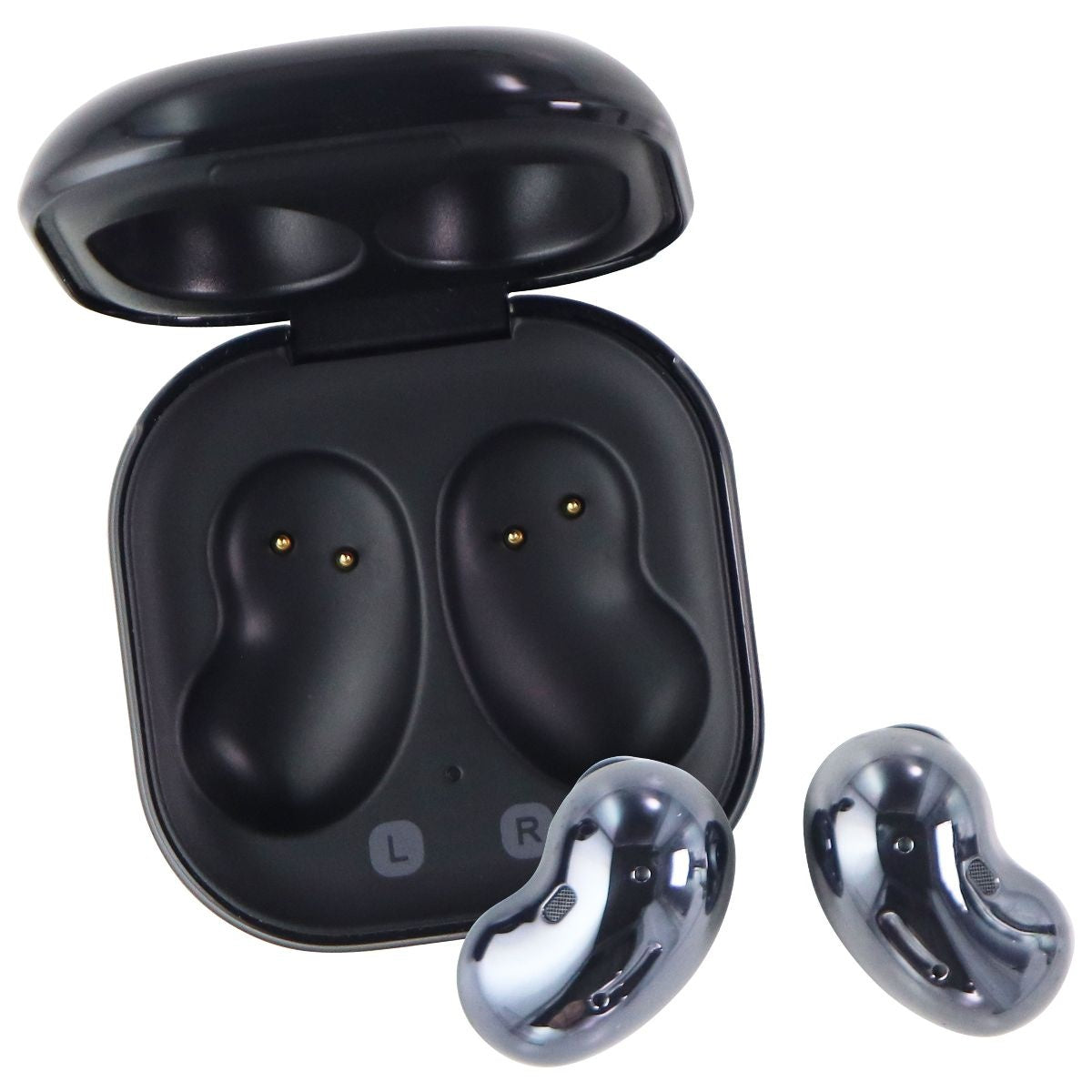 Samsung Galaxy Buds Live - True Wireless EarBuds with ANC - Mystic Black Portable Audio - Headphones Samsung - Simple Cell Bulk Wholesale Pricing - USA Seller