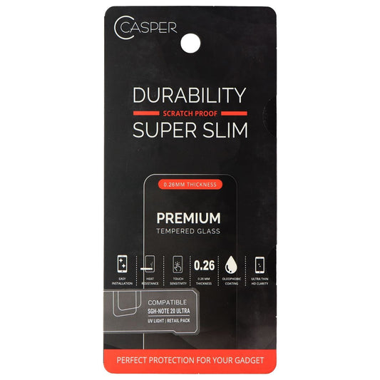 Casper Durability 0.26mm Slim Screen Protector for Samsung Galaxy Note20 Ultra Cell Phone - Screen Protectors Casper    - Simple Cell Bulk Wholesale Pricing - USA Seller