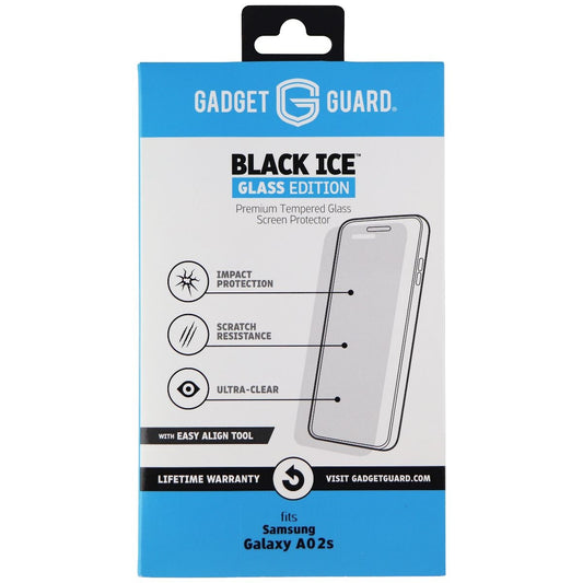 Gadget Guard Black Ice Edition Tempered Glass for Samsung Galaxy A02s - Clear Cell Phone - Screen Protectors Gadget Guard - Simple Cell Bulk Wholesale Pricing - USA Seller