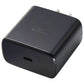 Samsung (USB-C) Super Fast Wall Charger Travel Adapter - Black (EP-TA845) Cell Phone - Chargers & Cradles Samsung - Simple Cell Bulk Wholesale Pricing - USA Seller