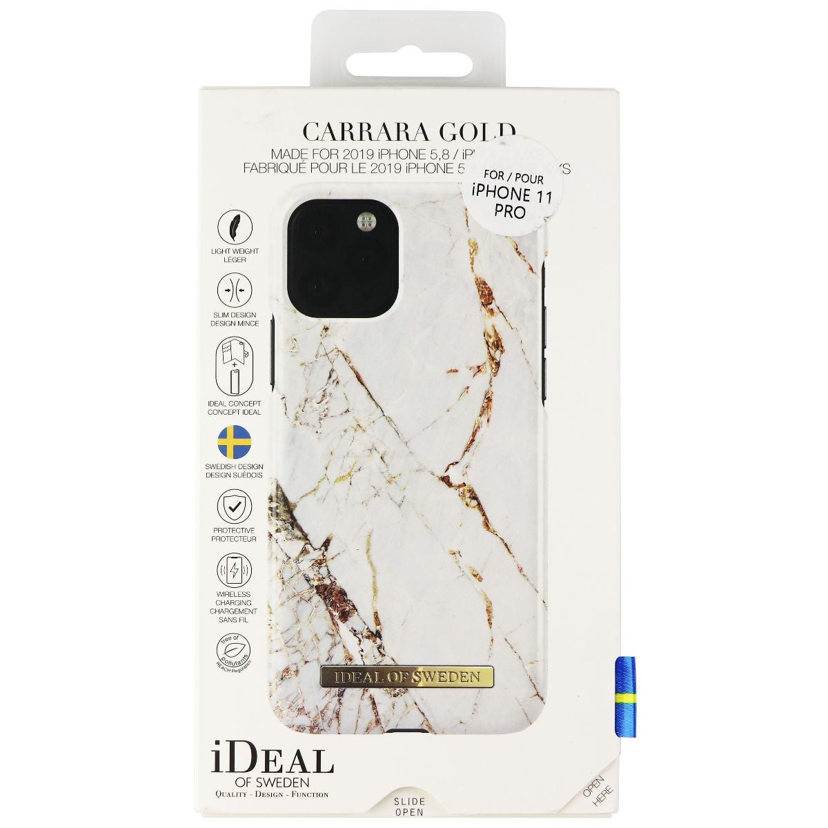iDeal of Sweden Hardshell Case for Apple iPhone 11 Pro / Xs / X - Carrara Gold Cell Phone - Cases, Covers & Skins iDeal of Sweden - Simple Cell Bulk Wholesale Pricing - USA Seller