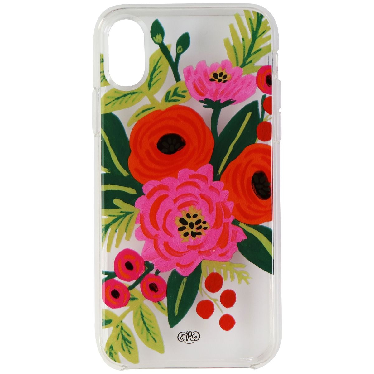 Rifle Paper Co. Protective Series Case for Apple iPhone X - Clear/ Floral Cell Phone - Cases, Covers & Skins Rifle Paper Co.    - Simple Cell Bulk Wholesale Pricing - USA Seller