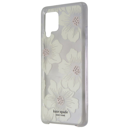 Kate Spade Hardshell Case for Samsung Galaxy A42 5G - Hollyhock Floral Clear Cell Phone - Cases, Covers & Skins Kate Spade    - Simple Cell Bulk Wholesale Pricing - USA Seller