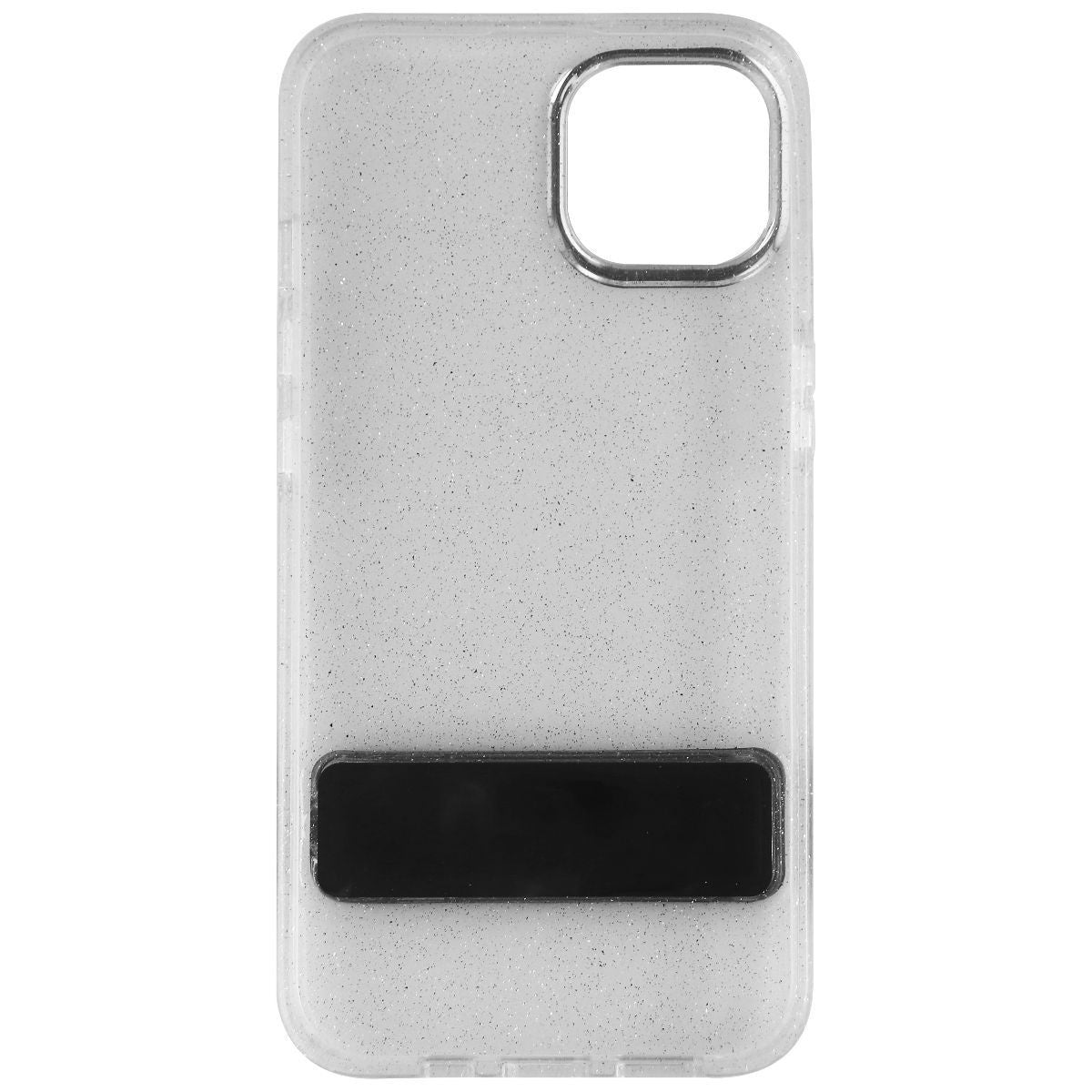 AQA Hard Protective Case w/ Kickstand for Apple iPhone 13 - Silver Glitter Cell Phone - Cases, Covers & Skins AQA - Simple Cell Bulk Wholesale Pricing - USA Seller