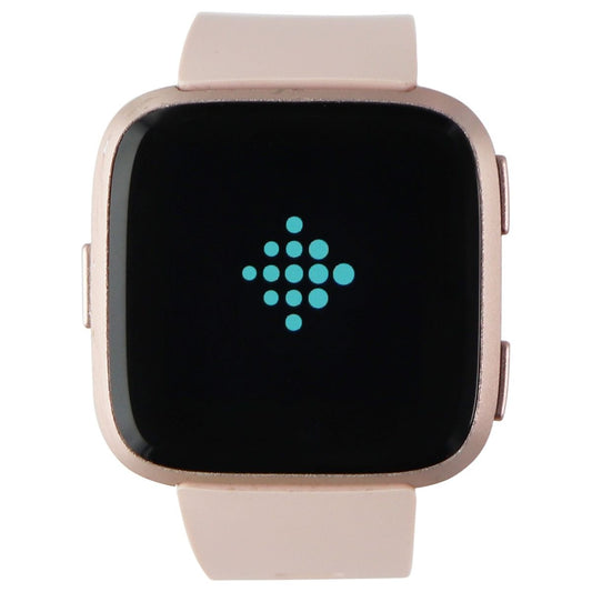 Fitbit Versa (1st Gen) Smart Watch - Rose Gold Aluminum/Pink Band (FB505) Smart Watches Fitbit    - Simple Cell Bulk Wholesale Pricing - USA Seller