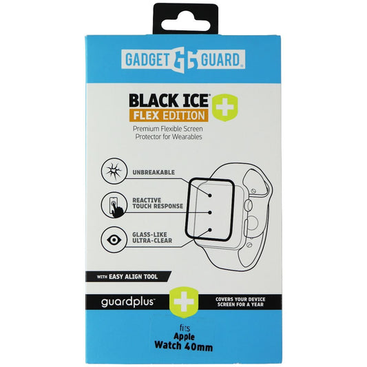 Gadget Guard (Black Ice+) Flex Edition Screen Protector for (40mm) Apple Watches Cell Phone - Screen Protectors Gadget Guard - Simple Cell Bulk Wholesale Pricing - USA Seller
