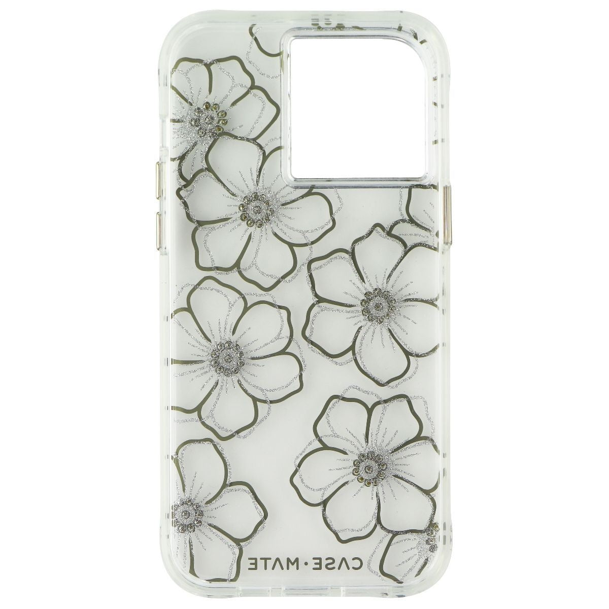 Case-Mate Tough Clear Series Case for iPhone 14 Pro Max - Floral Gems Cell Phone - Cases, Covers & Skins Case-Mate    - Simple Cell Bulk Wholesale Pricing - USA Seller