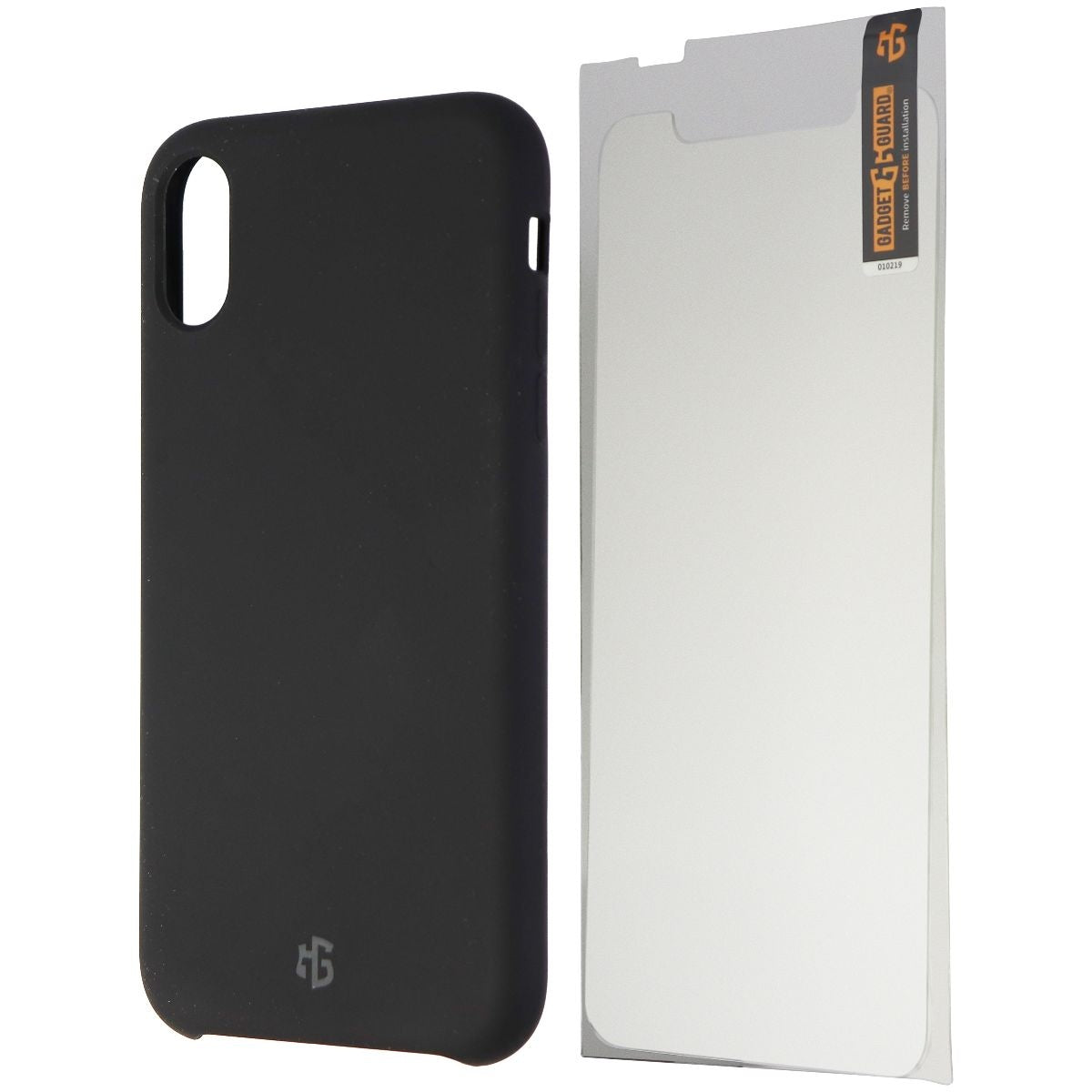 Gadget Guard Essentials Glass Protector + Silicone Case for iPhone XR - Black Cell Phone - Cases, Covers & Skins Gadget Guard - Simple Cell Bulk Wholesale Pricing - USA Seller