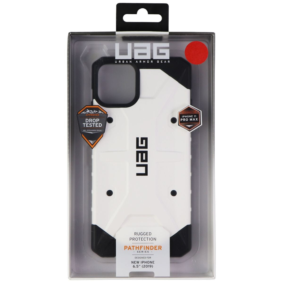 Urban Armor Gear Pathfinder Series Case for iPhone 11 Pro Max - White/Black Cell Phone - Cases, Covers & Skins Urban Armor Gear    - Simple Cell Bulk Wholesale Pricing - USA Seller