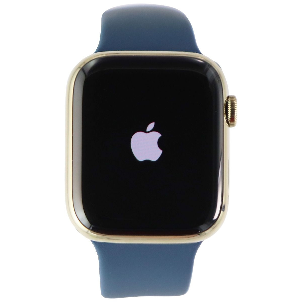 Apple Watch Series 7 (GPS + LTE) A2477 (45mm) Stainless Gold/Blue Sp Band Smart Watches Apple - Simple Cell Bulk Wholesale Pricing - USA Seller