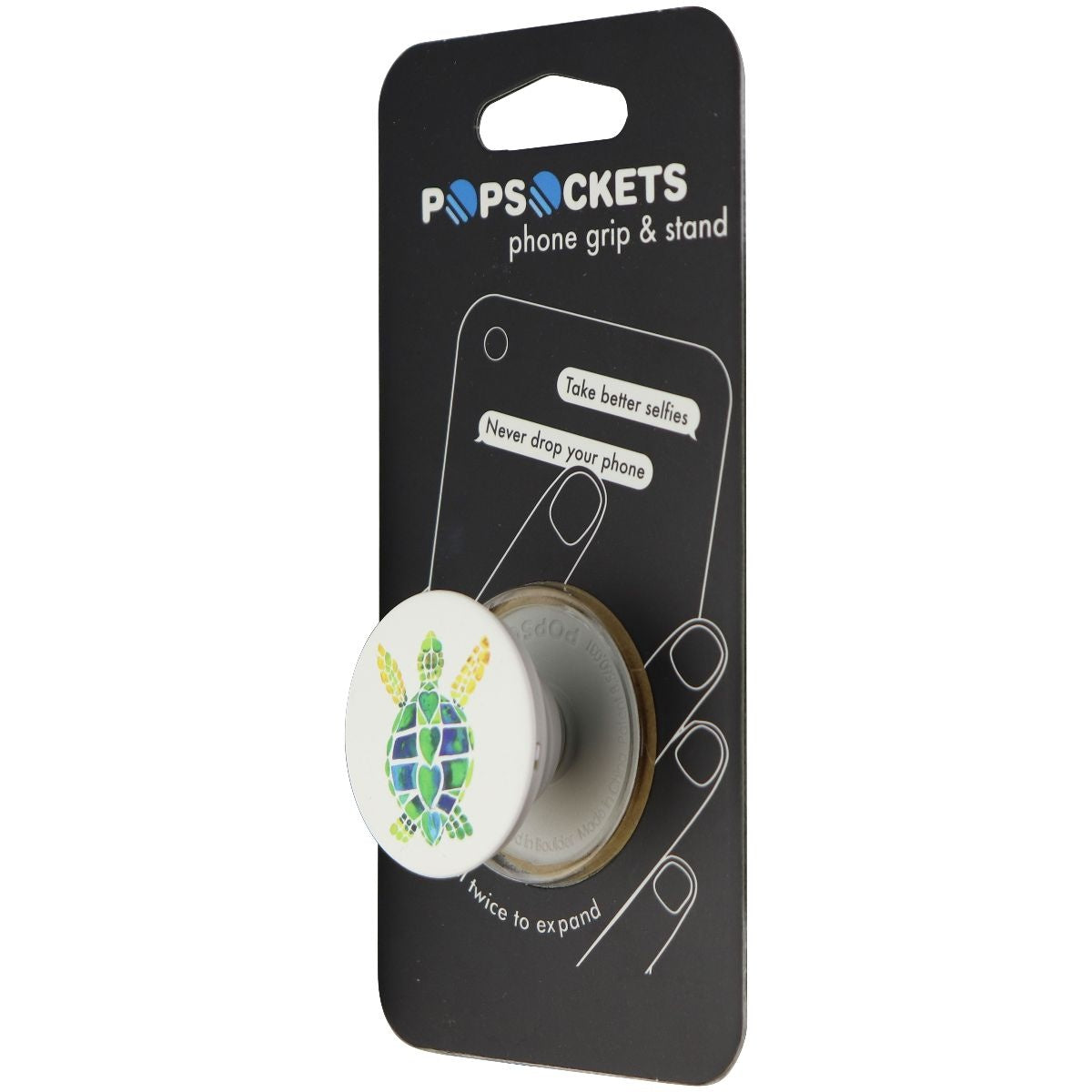 PopSockets: Collapsible Grip and Stand for Phones and Tablets - Turtle Love Cell Phone - Mounts & Holders PopSockets - Simple Cell Bulk Wholesale Pricing - USA Seller