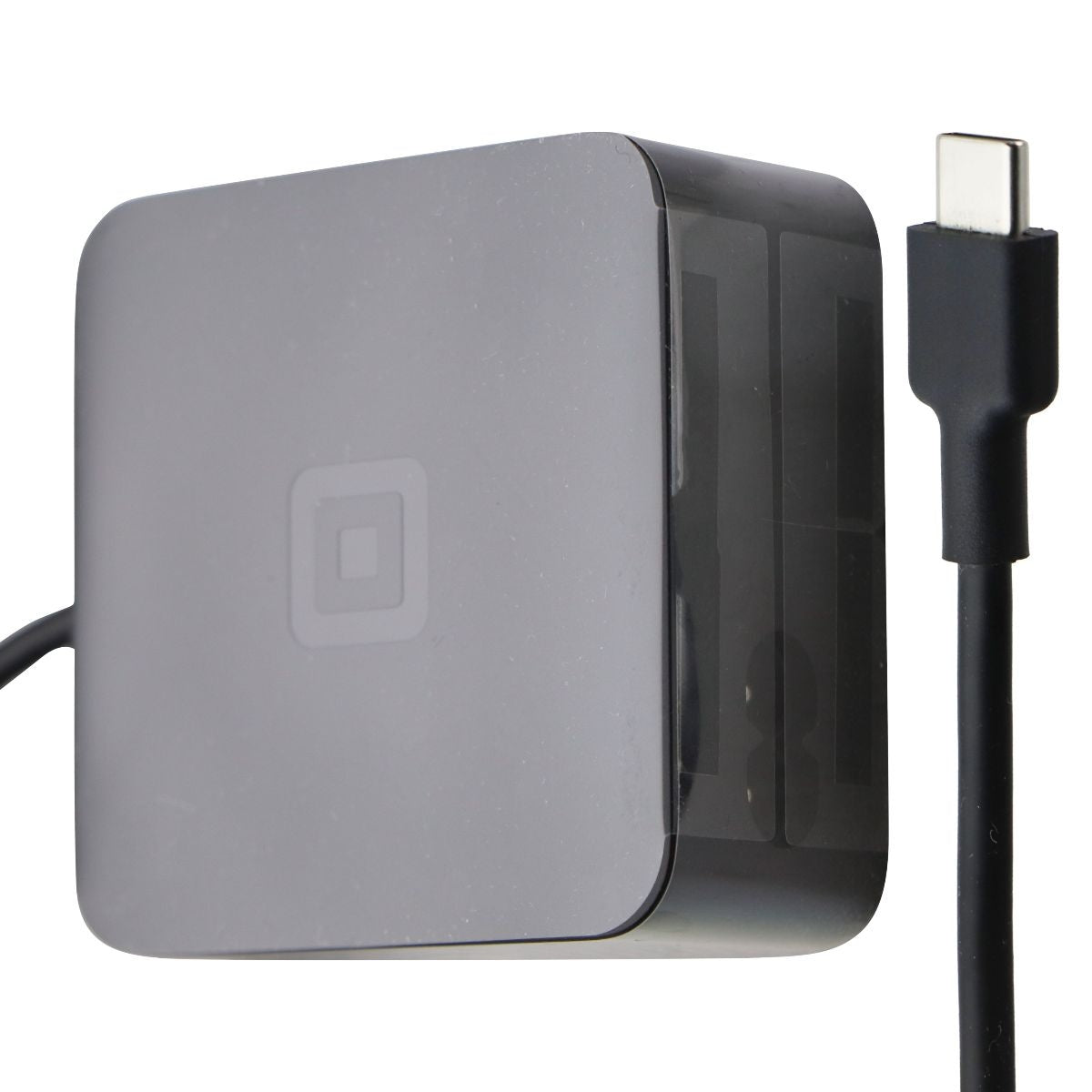 Square (45W) USB-C Power Adapter - Black (SWJ1-01) / Brick Only Multipurpose Batteries & Power - Multipurpose AC to DC Adapters Square    - Simple Cell Bulk Wholesale Pricing - USA Seller