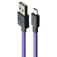 Ventev 6-Foot ChargeSync (Micro-USB) to USB Flat Tangle-Free Cable - Purple Cell Phone - Cables & Adapters Ventev - Simple Cell Bulk Wholesale Pricing - USA Seller