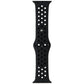 Silicone Sport Band for Apple Watch 38/40/41mm - Black/Anthracite (Small) Smart Watch Accessories - Watch Bands Unbranded    - Simple Cell Bulk Wholesale Pricing - USA Seller