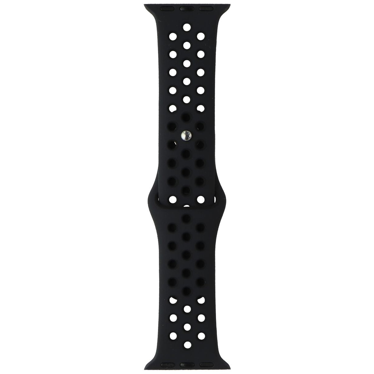 Silicone Sport Band for Apple Watch 38/40/41mm - Black/Anthracite (Small) Smart Watch Accessories - Watch Bands Unbranded    - Simple Cell Bulk Wholesale Pricing - USA Seller