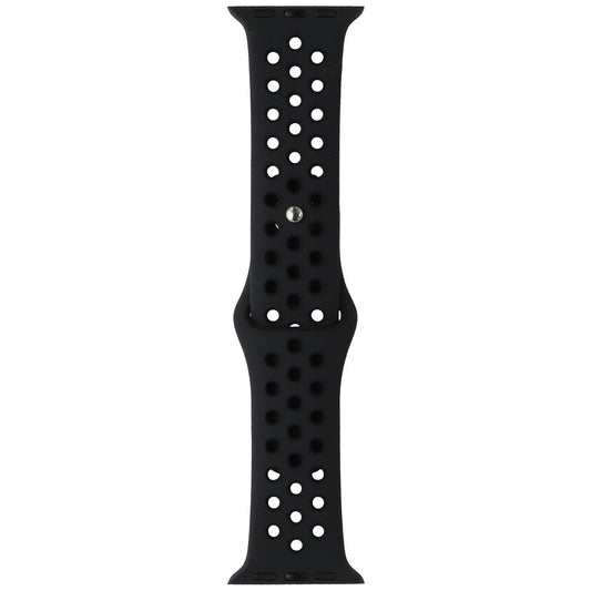 Silicone Sport Band for Apple Watch 38/40/41mm - Black/Anthracite (Small) Smart Watch Accessories - Watch Bands Unbranded    - Simple Cell Bulk Wholesale Pricing - USA Seller