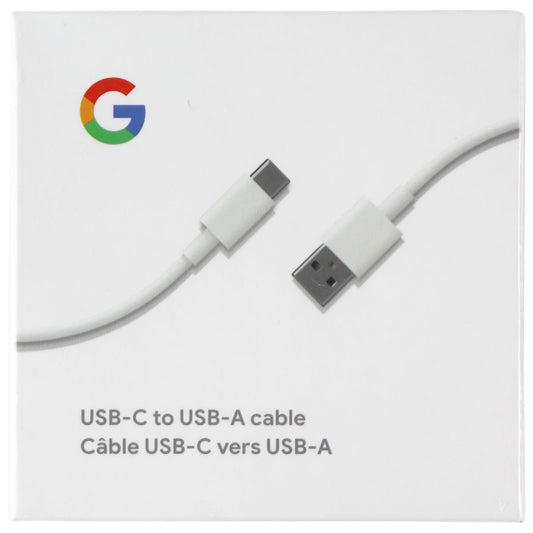 Google (1m/3.2-Ft) USB-C to USB-A Charging and Sync Cable - White (G016F)