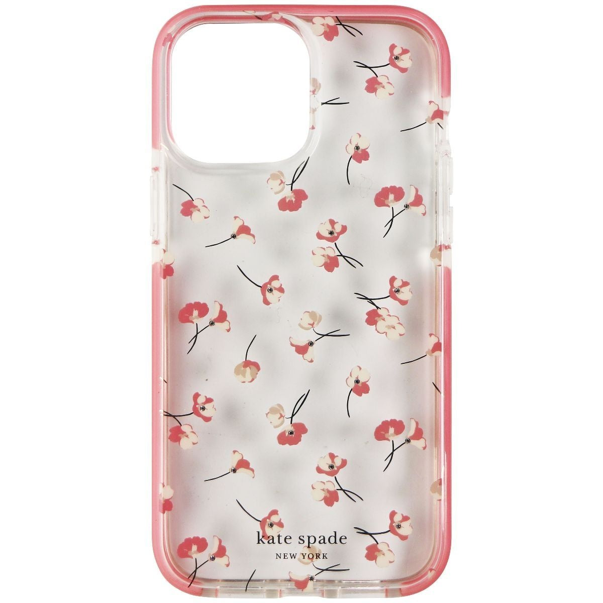 Kate Spade Defensive Hardshell Case for iPhone 13 Pro Max - Falling Poppies Cell Phone - Cases, Covers & Skins Kate Spade - Simple Cell Bulk Wholesale Pricing - USA Seller