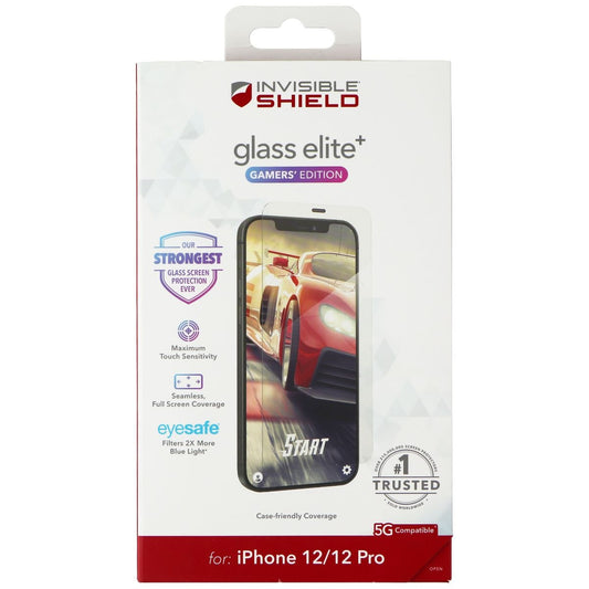 ZAGG (Glass Elite+ Gamers Edition) Screen Protector for iPhone 12 and 12 Pro Cell Phone - Screen Protectors Zagg    - Simple Cell Bulk Wholesale Pricing - USA Seller