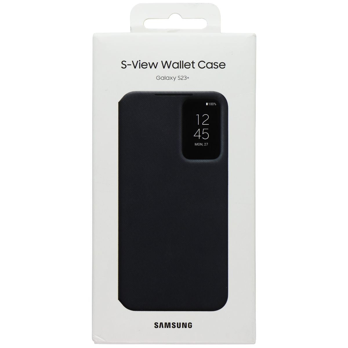 Samsung S-View Wallet Case for Samsung Galaxy (S23+) - Black EF-ZS916CBE Cell Phone - Cases, Covers & Skins Samsung    - Simple Cell Bulk Wholesale Pricing - USA Seller