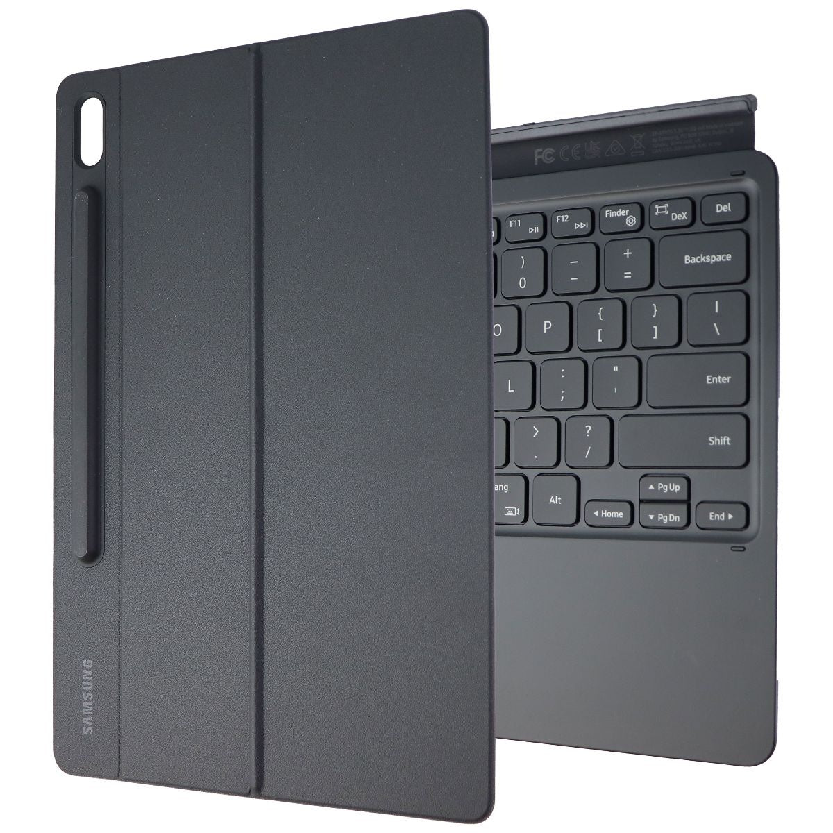 Samsung Tablet Book Cover Keyboard for Samsung Galaxy Tab (S7+) - Black iPad/Tablet Accessories - Cases, Covers, Keyboard Folios Samsung - Simple Cell Bulk Wholesale Pricing - USA Seller