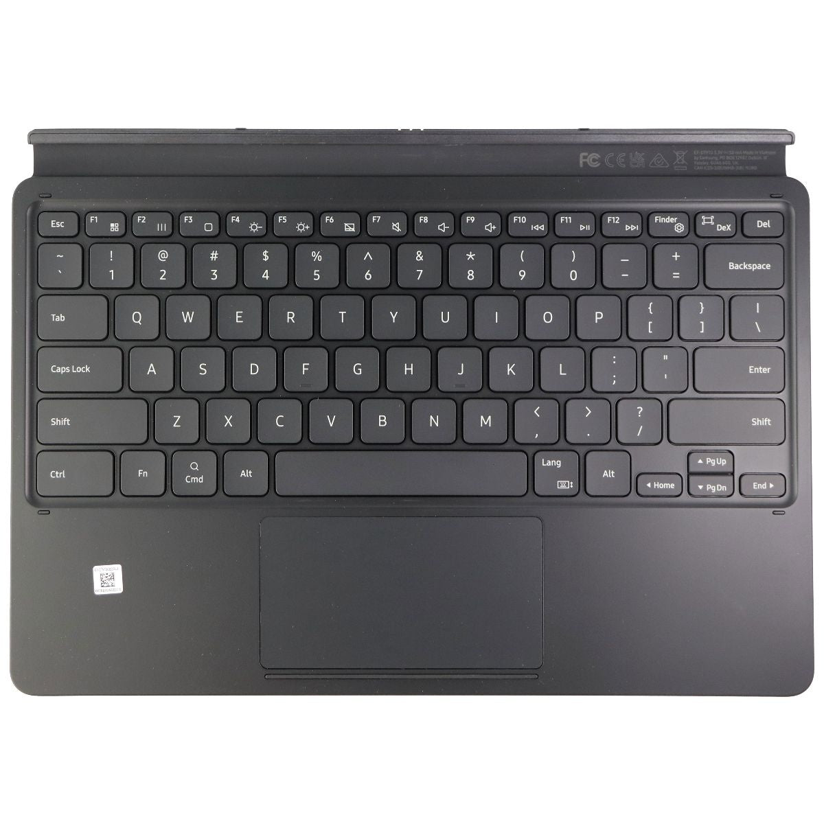 Samsung Tablet Book Cover Keyboard for Samsung Galaxy Tab (S7+) - Black iPad/Tablet Accessories - Cases, Covers, Keyboard Folios Samsung - Simple Cell Bulk Wholesale Pricing - USA Seller