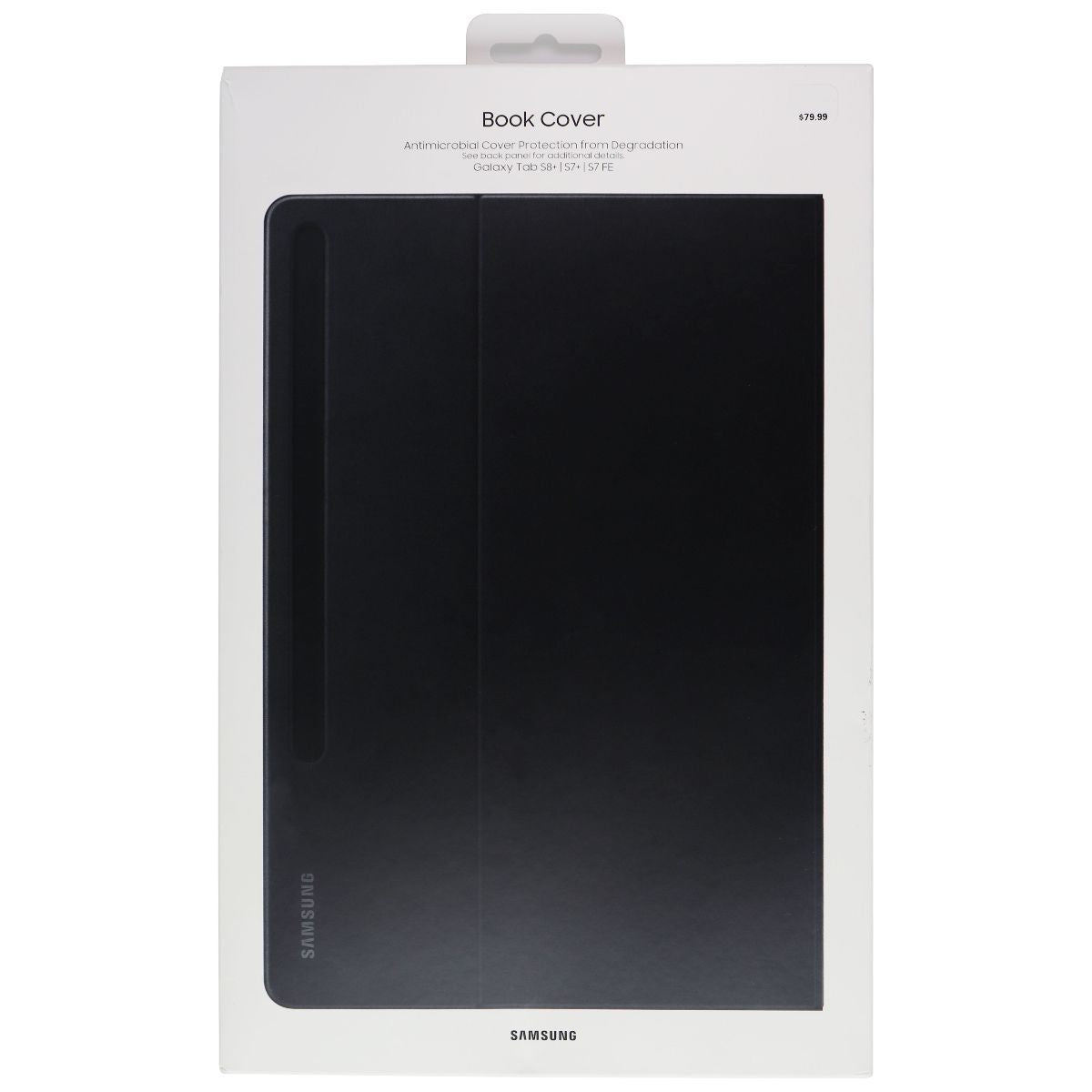Samsung Official Book Cover for Galaxy Tab S8+/S7+/S7 FE - Black iPad/Tablet Accessories - Cases, Covers, Keyboard Folios Samsung - Simple Cell Bulk Wholesale Pricing - USA Seller