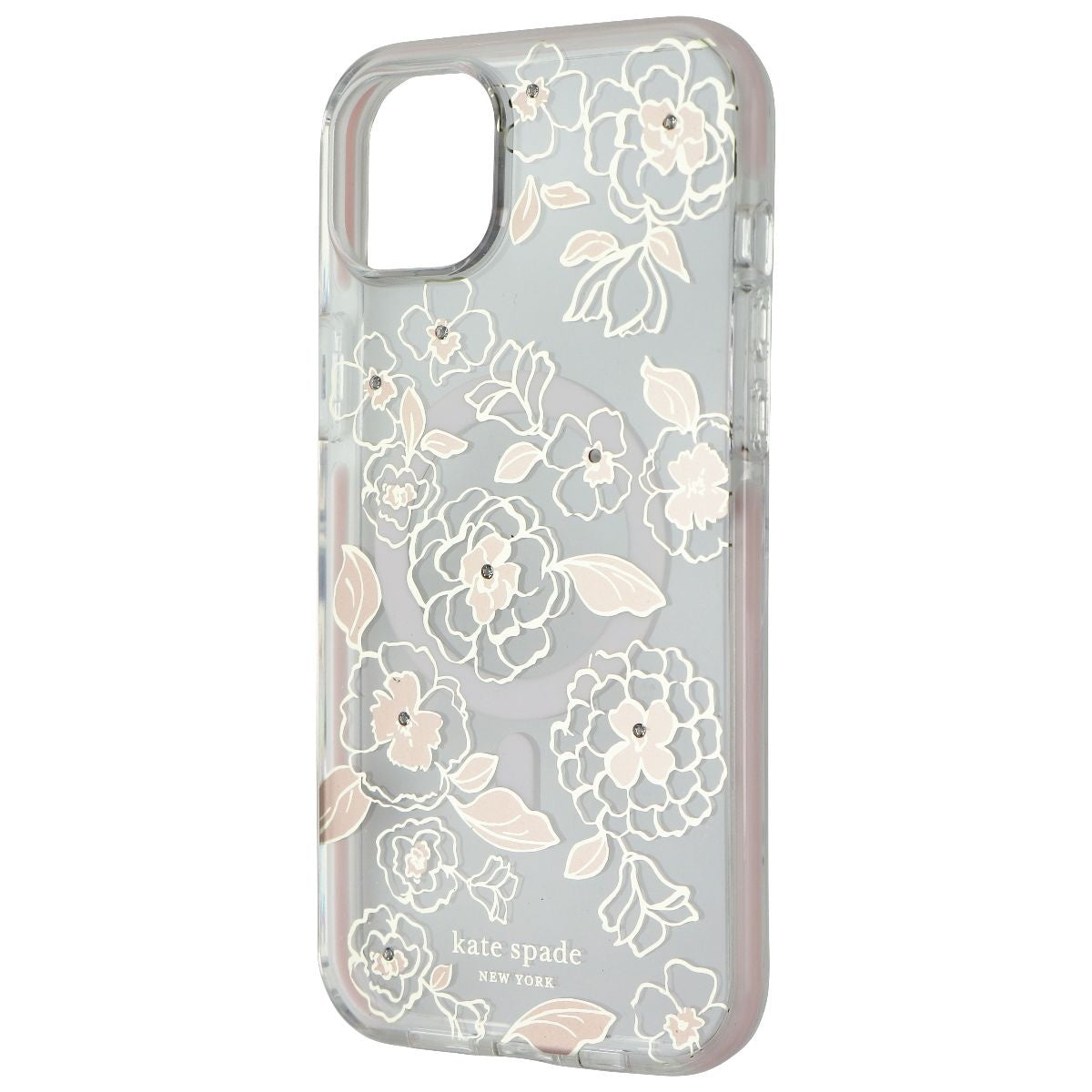 Kate Spade Defensive Case for MagSafe for iPhone 14 Plus - Gold Floral Cell Phone - Cases, Covers & Skins Kate Spade New York    - Simple Cell Bulk Wholesale Pricing - USA Seller