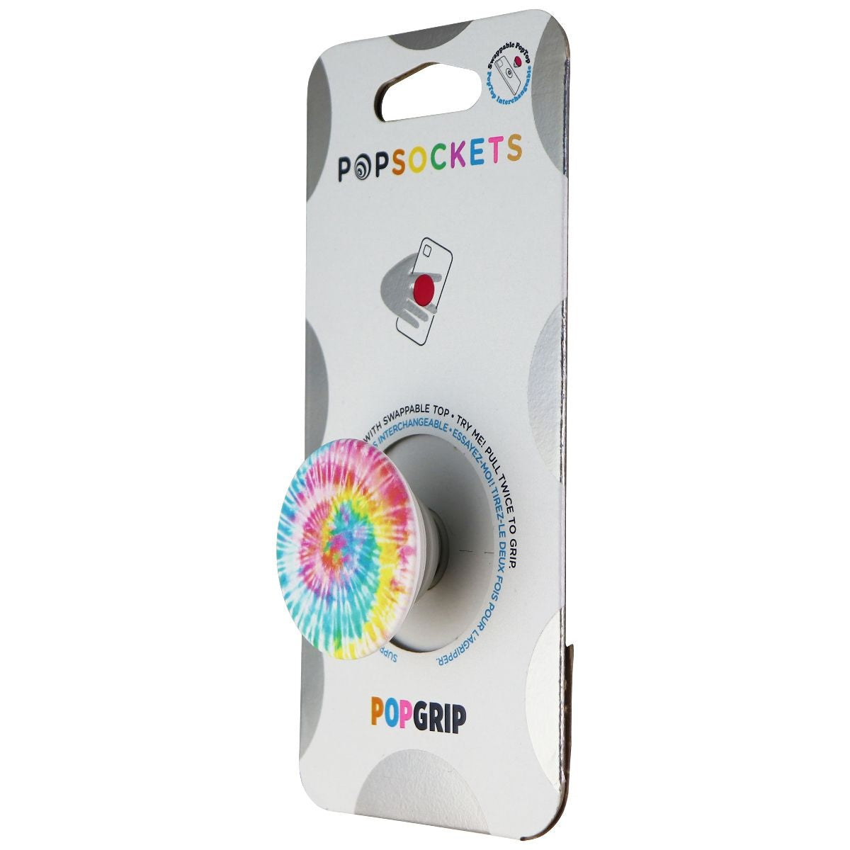 PopSockets PopGrip with Swappable Top for Phones and Tablets - Psych Out Cell Phone - Mounts & Holders PopSockets    - Simple Cell Bulk Wholesale Pricing - USA Seller