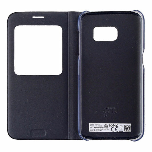 Samsung S-View Flip Cover Case for Samsung Galaxy S7 - Black Cell Phone - Cases, Covers & Skins Samsung - Simple Cell Bulk Wholesale Pricing - USA Seller