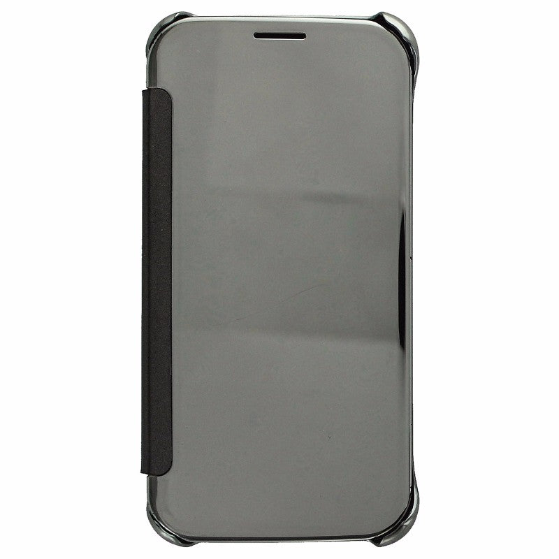 Samsung S-View Flip Cover Case for Samsung Galaxy S6 - Clear Silver Cell Phone - Cases, Covers & Skins Samsung - Simple Cell Bulk Wholesale Pricing - USA Seller
