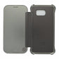 Samsung S-View Flip Cover Case for Samsung Galaxy S6 - Clear Silver Cell Phone - Cases, Covers & Skins Samsung - Simple Cell Bulk Wholesale Pricing - USA Seller