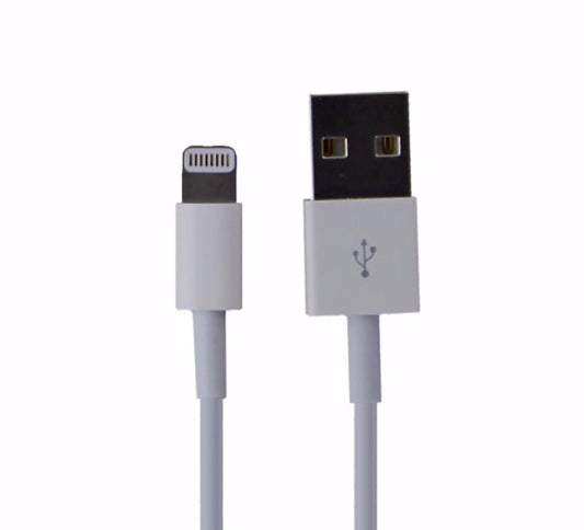 Apple 3.3-Ft Lightning 8-Pin to USB Charge/Sync Cable for iPhone White MD818ZM/A iPad/Tablet Accessories - Chargers & Sync Cables Apple    - Simple Cell Bulk Wholesale Pricing - USA Seller