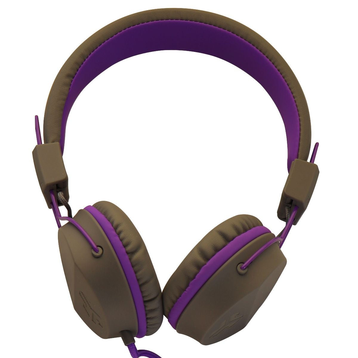 JLab Audio JBuddies Studio Over-ear Kids Headphones with Mic - Gray / Purple Portable Audio - Headphones JLAB - Simple Cell Bulk Wholesale Pricing - USA Seller