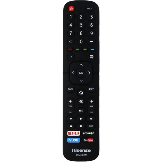 Hisense Remote Control (EN2A27HT) for Select Hisense and Sharp TVs - Black TV, Video & Audio Accessories - Remote Controls Hisense - Simple Cell Bulk Wholesale Pricing - USA Seller