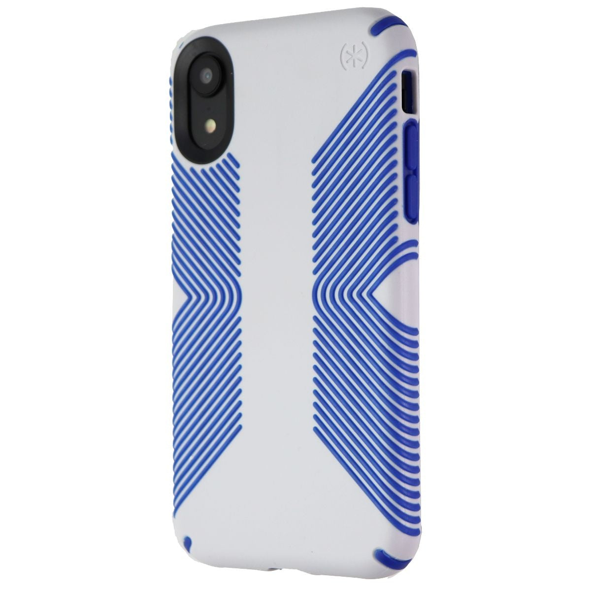 Speck Presidio Grip Series Case for iPhone XR - Microchip Gray/Ballpoint Blue Cell Phone - Cases, Covers & Skins Speck - Simple Cell Bulk Wholesale Pricing - USA Seller