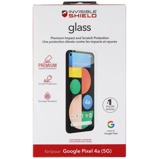 ZAGG Invisible Shield Glass Screen Protector for Google Pixel 4a 5G - Clear Cell Phone - Screen Protectors Zagg - Simple Cell Bulk Wholesale Pricing - USA Seller