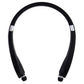 Amorno (SX-991) Bluetooth Wireless Neckband Retractable Headphones - Black Portable Audio - Headphones Amorno - Simple Cell Bulk Wholesale Pricing - USA Seller