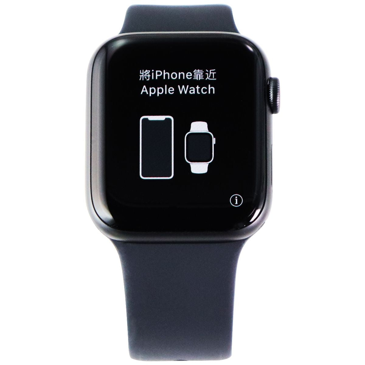 Apple Watch Series 5 (GPS + Cellular) 44mm Space Gray Aluminum/Black Sport Band Smart Watches Apple    - Simple Cell Bulk Wholesale Pricing - USA Seller