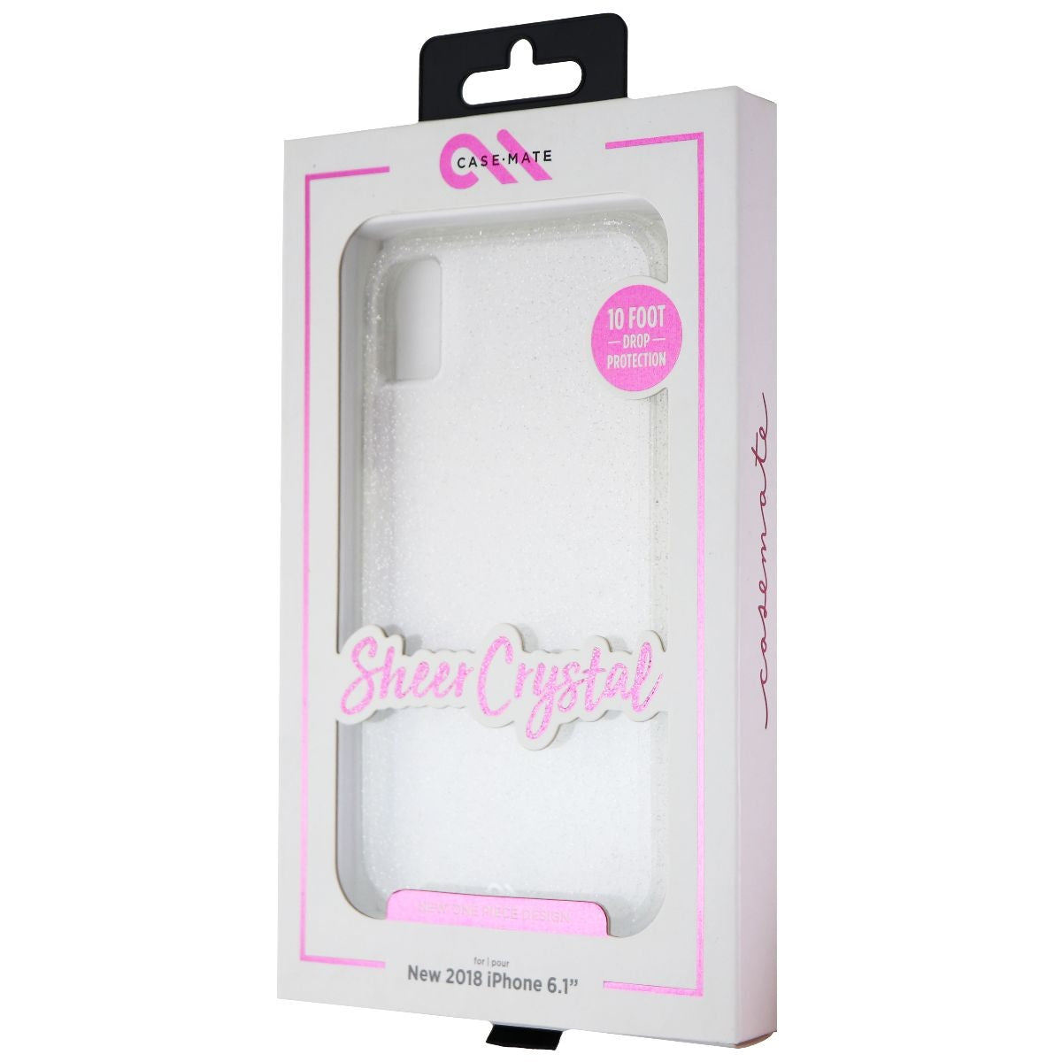 Case-Mate Sheer Crystal Series Hard Case for Apple iPhone XR - Clear/Glitter Cell Phone - Cases, Covers & Skins Case-Mate - Simple Cell Bulk Wholesale Pricing - USA Seller