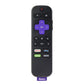 Remote Control RC-AL2 for TVs w/ Nettflix/Sling/Hulu/Now Buttons- Black
