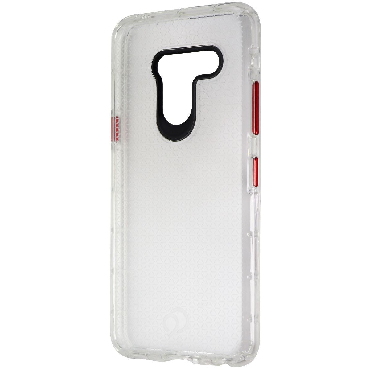 Nimbus9 Phantom 2 Series Flexible Gel Case for LG G8 ThinQ - Clear/Red Cell Phone - Cases, Covers & Skins Nimbus9 - Simple Cell Bulk Wholesale Pricing - USA Seller